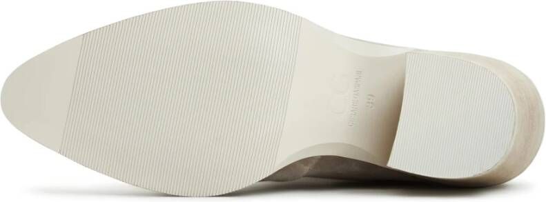Cesare Gaspari Luxe Block Heeled Cowboy Boots Gray Dames