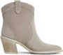 Cesare Gaspari Luxe Block Heeled Cowboy Boots Gray Dames - Thumbnail 6