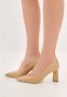 Cesare Gaspari Luxe Block Heels Pumps Beige Dames - Thumbnail 8