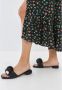 Cesare Gaspari Luxe Blokhak Pantoffels Black Dames - Thumbnail 4