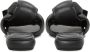Cesare Gaspari Luxe Blokhak Pantoffels Black Dames - Thumbnail 7