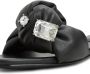 Cesare Gaspari Luxe Blokhak Pantoffels Black Dames - Thumbnail 9
