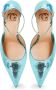 Cesare Gaspari Luxe hoge hakken pumps Blauw Blue Dames - Thumbnail 7