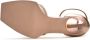 Cesare Gaspari Luxe Kristal Enkelband Hakken Beige - Thumbnail 2