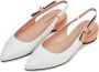 Cesare Gaspari Luxe Leren Ballerina Ivoor Beige Dames - Thumbnail 4