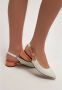Cesare Gaspari Luxe Leren Ballerina Ivoor Beige Dames - Thumbnail 8