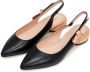 Cesare Gaspari Luxe Leren Ballerina Zwart Black Dames - Thumbnail 4
