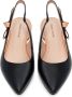 Cesare Gaspari Luxe Leren Ballerina Zwart Black Dames - Thumbnail 6