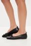 Cesare Gaspari Luxe Leren Ballerina's Zwart Black Dames - Thumbnail 8