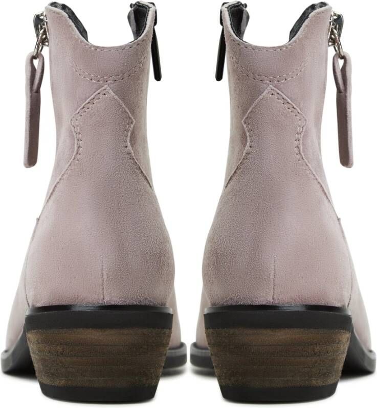 Cesare Gaspari Luxe Leren Cowboy Laarzen Grijs Gray Dames