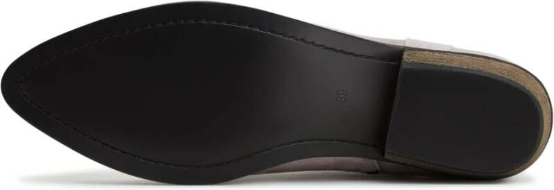 Cesare Gaspari Luxe Leren Cowboy Laarzen Grijs Gray Dames