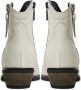 Cesare Gaspari Luxe Leren Cowboy Laarzen Ivoor Beige Dames - Thumbnail 3