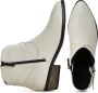 Cesare Gaspari Luxe Leren Cowboy Laarzen Ivoor Beige Dames - Thumbnail 9