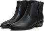 Cesare Gaspari Luxe Leren Cowboy Laarzen Zwart Black Dames - Thumbnail 2