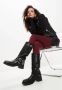Cesare Gaspari Luxe Leren Laarzen Zwart Black Dames - Thumbnail 4
