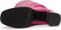 Cesare Gaspari Luxe Leren Over-de-Knie Laarzen Pink Dames - Thumbnail 14