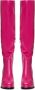 Cesare Gaspari Luxe Leren Over-de-Knie Laarzen Pink Dames - Thumbnail 7
