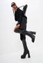 Cesare Gaspari Luxe leren over-de-knie laarzen Zwart Black Dames - Thumbnail 8