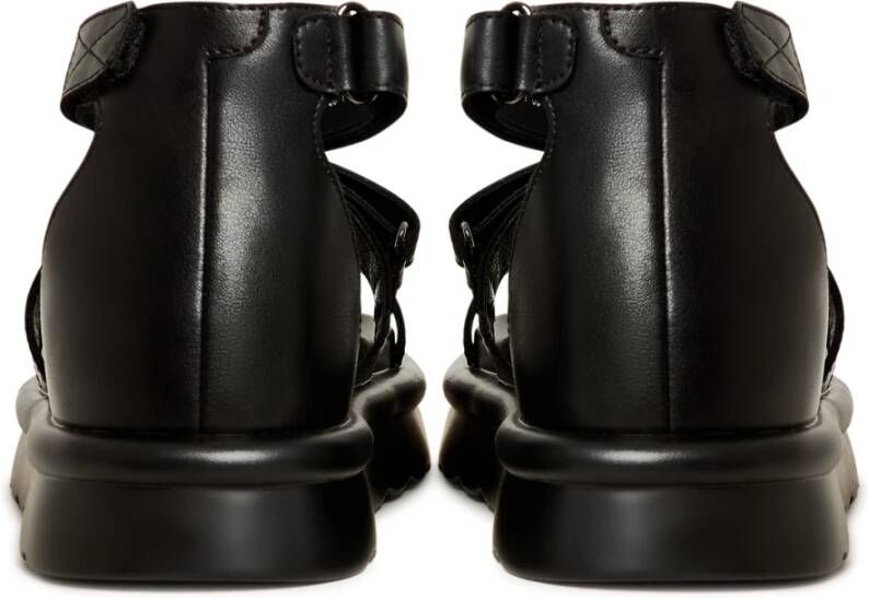 Cesare Gaspari Luxe Platform Sandalen Black Dames