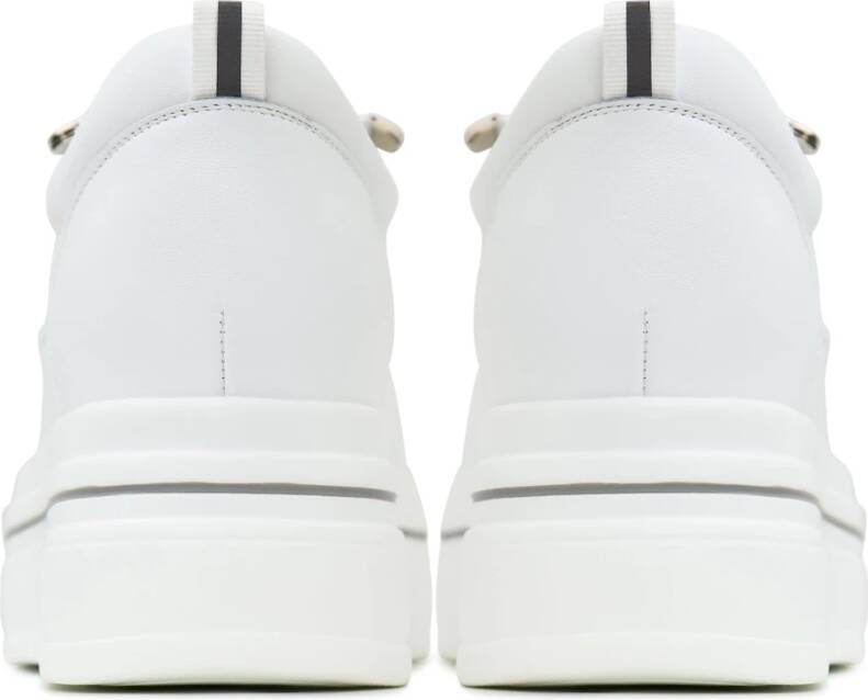 Cesare Gaspari Luxe Platform Sneakers White Dames