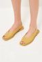 Cesare Gaspari Luxe Platte Sandalen Geel Yellow Dames - Thumbnail 8