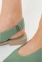 Cesare Gaspari Luxe Platte Sandalen Green Dames - Thumbnail 14