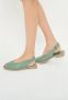 Cesare Gaspari Luxe Platte Sandalen Green Dames - Thumbnail 10