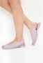 Cesare Gaspari Luxe Platte Sandalen Violet Purple Dames - Thumbnail 10