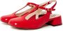 Cesare Gaspari Rode Slingback Pumps Irina Red Dames - Thumbnail 2