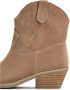 Cesare Gaspari Luxe Suede Cowboy Laarzen Bruin Brown Dames - Thumbnail 12