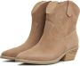 Cesare Gaspari Luxe Suede Cowboy Laarzen Bruin Brown Dames - Thumbnail 3