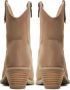 Cesare Gaspari Luxe Suede Cowboy Laarzen Bruin Brown Dames - Thumbnail 5