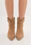Cesare Gaspari Luxe Suede Cowboy Laarzen Bruin Brown Dames - Thumbnail 9