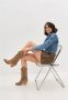 Cesare Gaspari Luxe Suede Cowboy Laarzen Bruin Brown Dames - Thumbnail 4