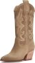 Cesare Gaspari Luxe Suede Cowboy Laarzen Bruin Brown Dames - Thumbnail 9