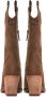 Cesare Gaspari Luxe Suede Cowboy Laarzen Bruin Brown Dames - Thumbnail 5