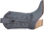 Cesare Gaspari Luxe Suede Cowboy Laarzen Grijs Gray Dames - Thumbnail 9