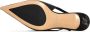 Cesare Gaspari Metal Accent Leather Pumps Black - Thumbnail 2