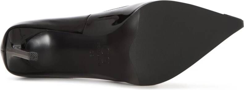Cesare Gaspari Metal Muse Pumps Patent Black