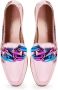 Cesare Gaspari Metallic Pink Leren Loafers Pink Dames - Thumbnail 7