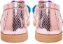 Cesare Gaspari Metallic Pink Leren Loafers Pink Dames - Thumbnail 9