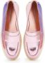 Cesare Gaspari Metallic Pink Loafers met Chunky Sole Pink Dames - Thumbnail 7