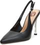 Cesare Gaspari Metallic Stiletto Heel Pumps Zwart Black Dames - Thumbnail 5