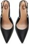 Cesare Gaspari Metallic Stiletto Heel Pumps Zwart Black Dames - Thumbnail 6