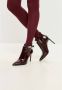 Cesare Gaspari Midnight Charm Stiletto Laarzen Bordeaux - Thumbnail 2