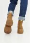 Cesare Gaspari Platform Enkellaarzen Beige Dames - Thumbnail 11