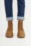 Cesare Gaspari Platform Enkellaarzen Beige Dames - Thumbnail 12