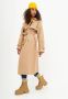 Cesare Gaspari Platform Enkellaarzen Beige Dames - Thumbnail 7