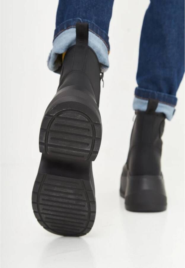 Cesare Gaspari Moderne Platform Enkellaarzen Black Dames