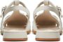 Cesare Gaspari Moderne platte zool sandalen Beige Dames - Thumbnail 6